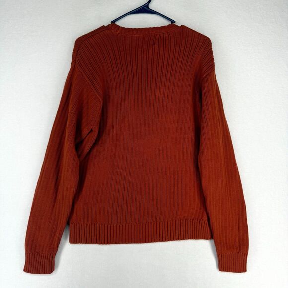 Timberland 100% Cotton Dark‎ Red Sweater Womens Size M - Picture 4 of 9